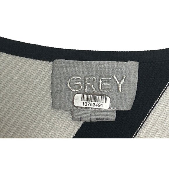 GREY by Jason Wu black white oversized stripe sweater size Lretail $450 - Picture 3 of 5
